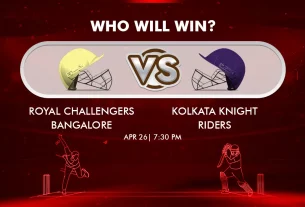 Khelraja.com - RCB vs KKR Dream11 Match Prediction 26 April 2023