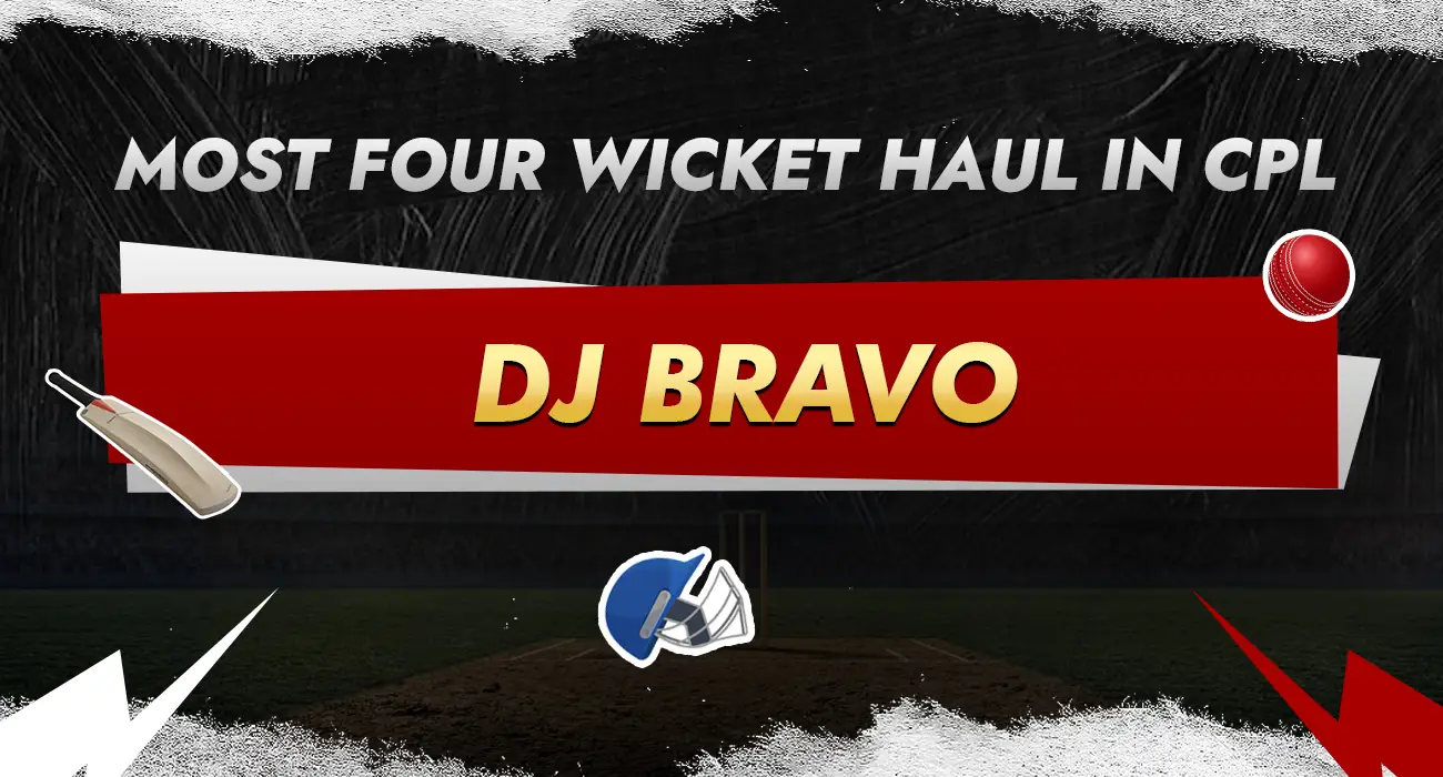 Khelraja.com - Most Four Wicket Haul in CPL - DJ-Bravo