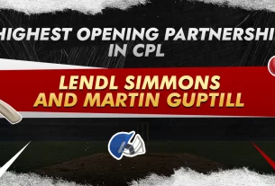 Khelraja.com - Highest Opening Partnership in CPL - Lendl Simmons and Martin Guptill