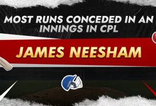 Khelraja.com - Most Runs Conceded in an Innings in CPL - James-Neesham
