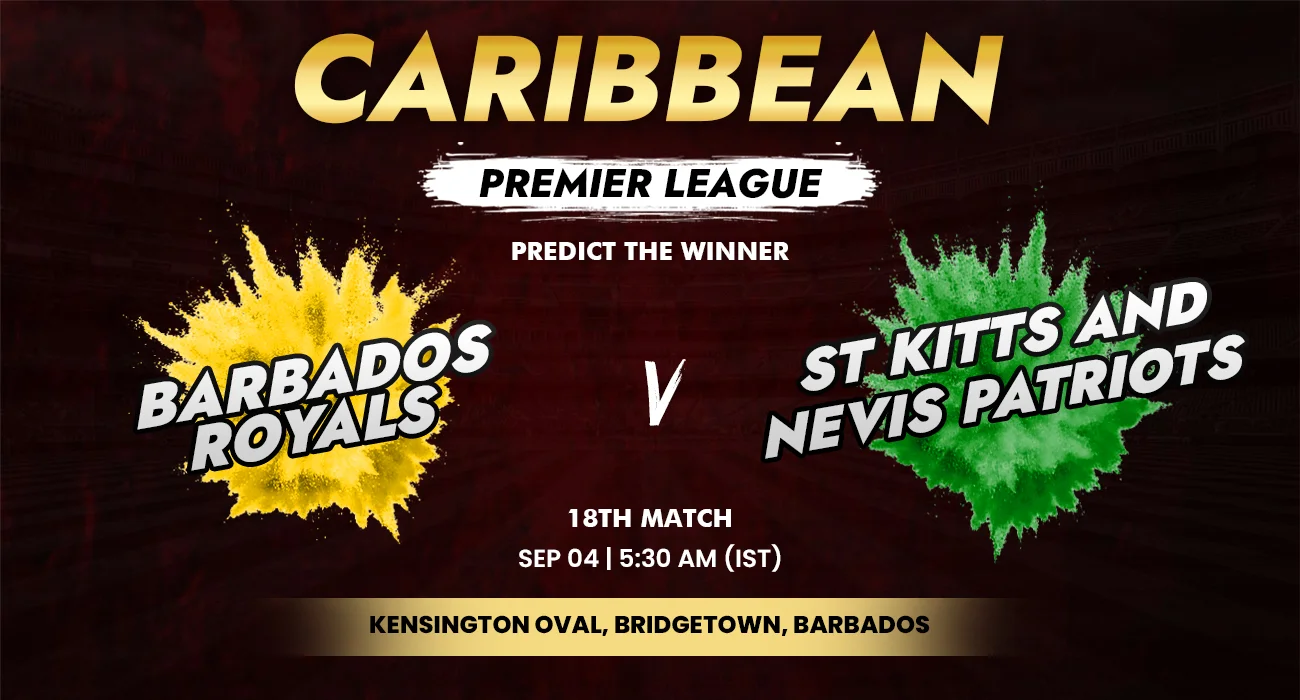 Khelraja.com - Barbados Royals vs SKN Patriots - CPL Predictions