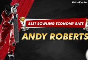 Khelraja.com - Best Bowling Economy Rates - Andy Roberts