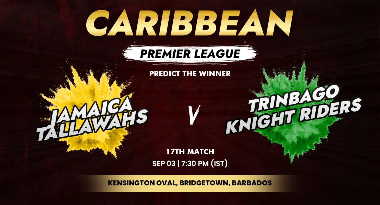 Khelraja.com - Jamaica Tallawahs vs Trinbago Knight Riders - CPL Predictions