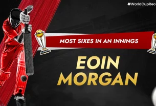 Khelraja.com - Most Sixes in an Innings - Eoin Morgan