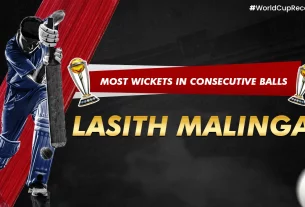 Khelraja.com - Most Wickets in Consecutive Balls - Lasith Malinga