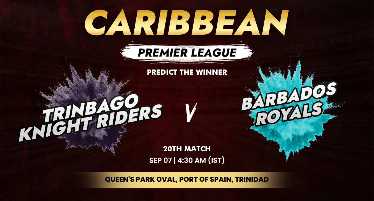 Khelraja.com - Trinbago Knight Riders vs Barbados Royals - CPL Predictions