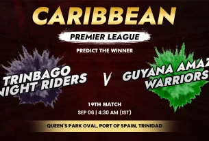 Khelraja.com - Trinbago Knight Riders vs Guyana Amazon Warriors - CPL Predictions