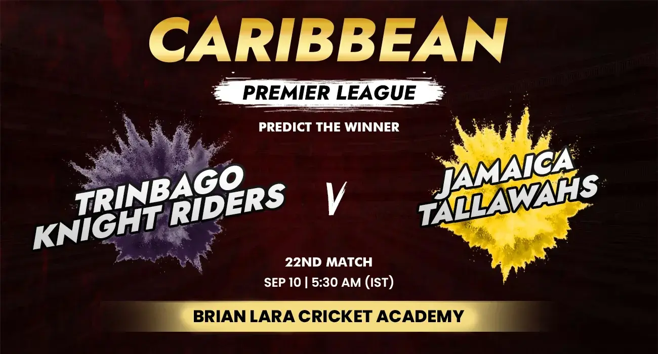 Khelraja.com - Trinbago Knight Riders vs Jamaica Tallawahs - CPL Predictions