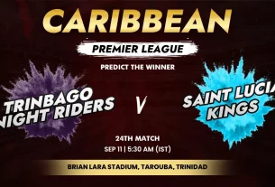 Khelraja.com - Trinbago Knight Riders vs Saint Lucia Kings - CPL Predictions
