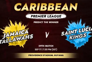 Khelraja,com - St. Lucia Kings vs Jamaica Tallawahs - CPL Predictions