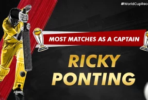 Khelraja.com - Most Matches as a Captain - Ricky Ponting