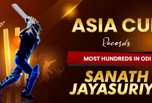 Most Hundreds in ODI - Sanath Jayasuriya
