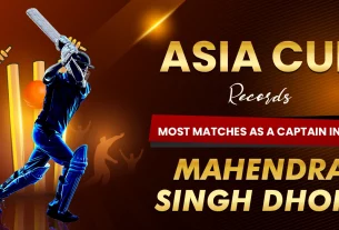Most matches as a captain in ODI - Mahendra Singh Dhoni