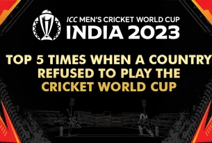 Top 5 Times when a country refused to play the cricket world cup