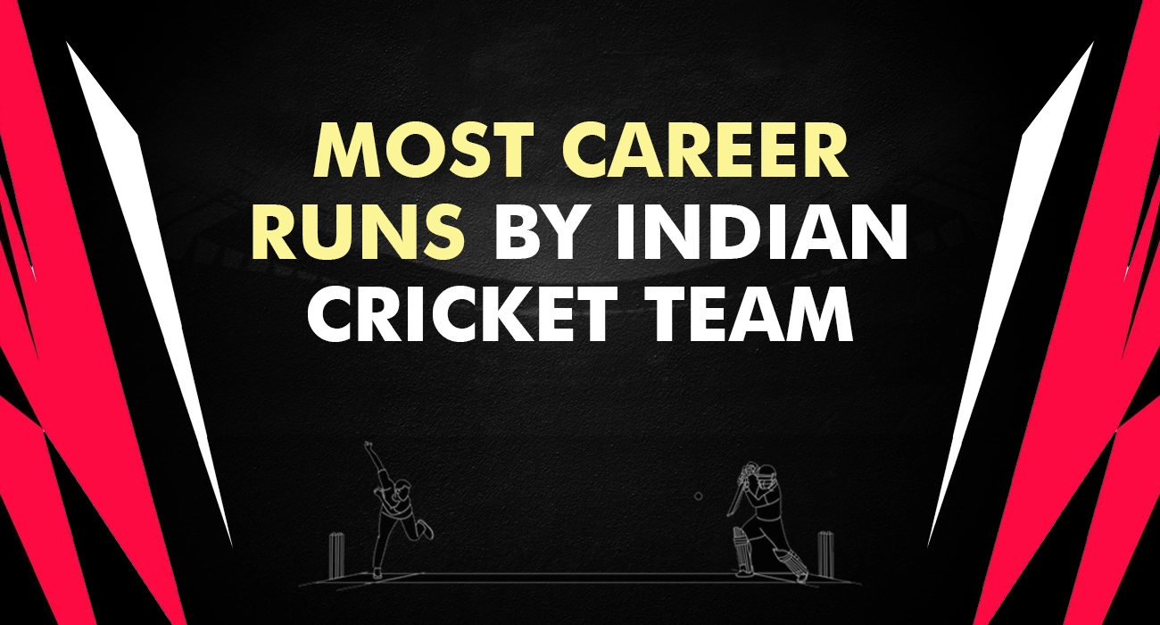 Most Career Runs by Indian Cricket Team