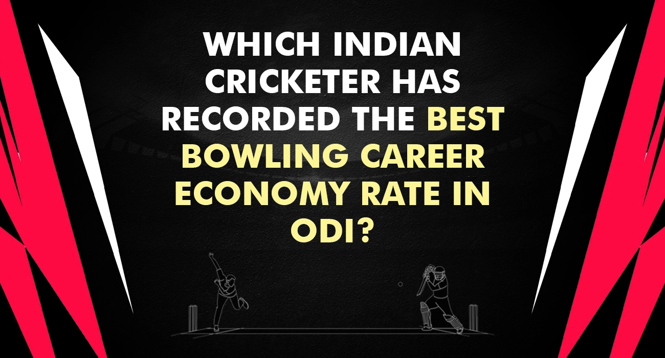 Which Indian cricketer has recorded the best bowling career economy rate in ODI