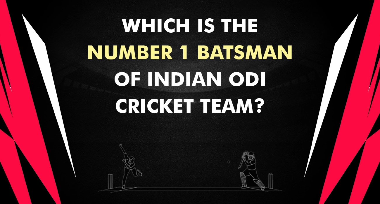 Which is the number 1 batsman of Indian ODI Cricket Team