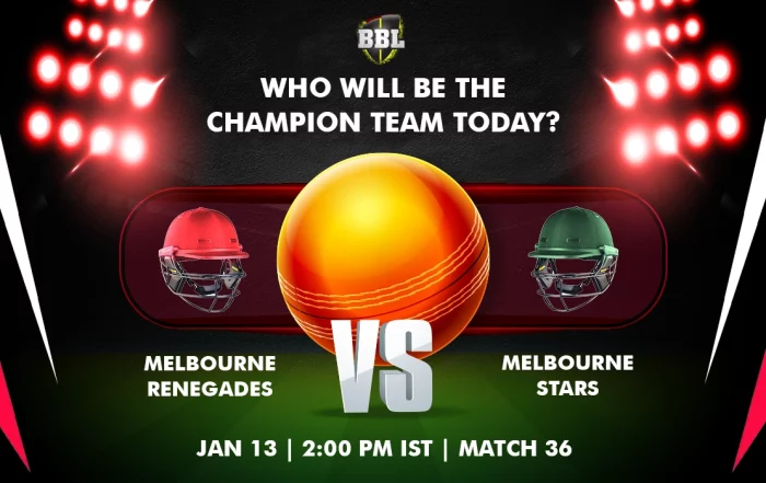 Khelraja.com - Melbourne Renegades vs Melbourne Stars Today Match Predictions BBL 2024