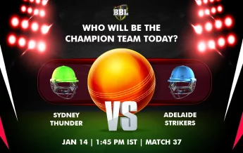 Khelraja.com - Sydney Thunder vs Adelaide Strikers Today Match Predictions BBL 2024