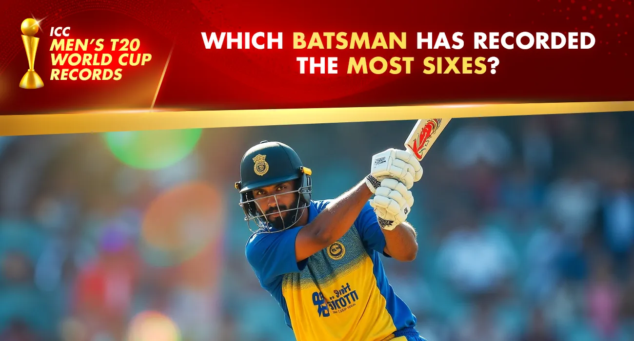 Khelraja.com - ICC Men's T20 World Cup Records Most Sixes