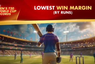 Khelraja.com - ICC Men's T20 World Cup Records Which Team Has Recorded the Lowest Win Margin (by runs) in the History of the Tournament