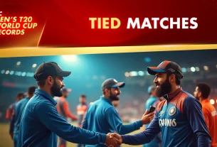 Khelraja.com - ICC Men's T20 World Cup Records Which Teams Have Recorded the Best Tied Matches in the History of the Tournament