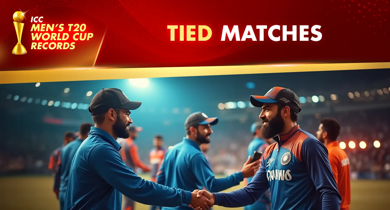 Khelraja.com - ICC Men's T20 World Cup Records Which Teams Have Recorded the Best Tied Matches in the History of the Tournament