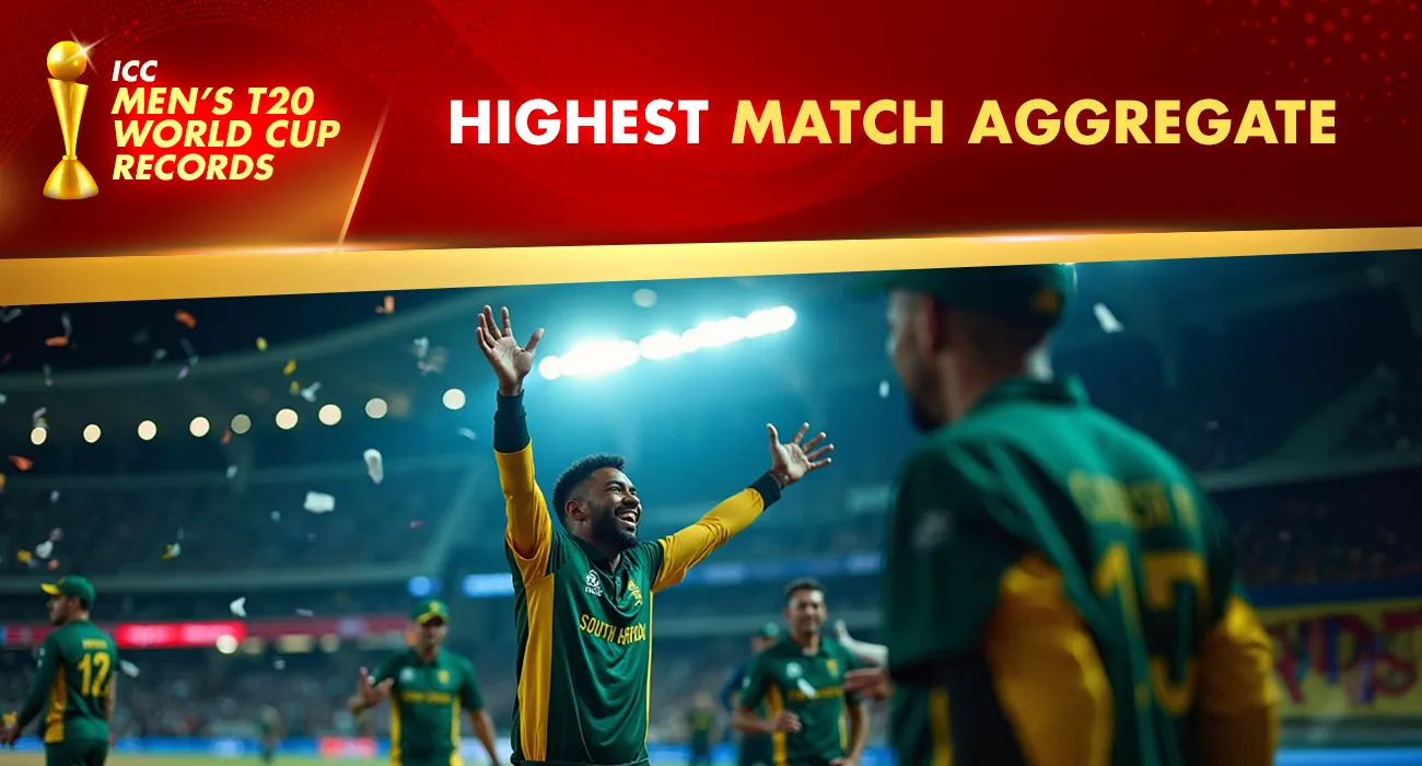 Khelraja.com - ICC Men's T20 World Cup Records Which Teams have Recorded the Highest Match Aggregate in the History of the Tournament