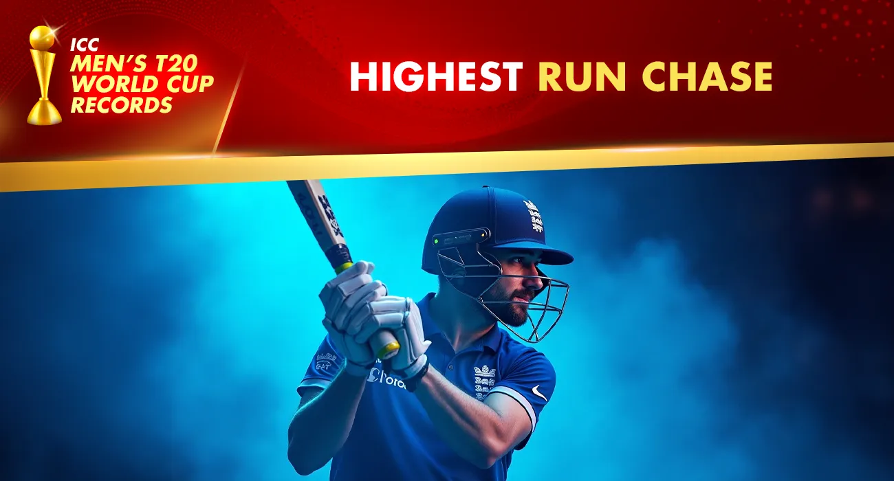 Khelraja.com - ICC Men's T20 World Cup Records Which Teams have Recorded the Highest Run Chase in the History of the Tournament