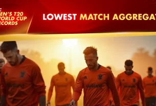 Khelraja.com - ICC Men's T20 World Cup Records Which Teams have Recorded the Lowest Match Aggregate in the History of the Tournament