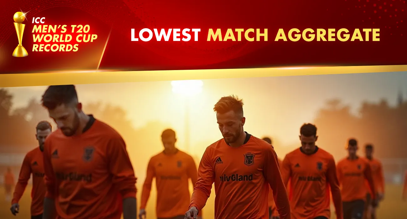 Khelraja.com - ICC Men's T20 World Cup Records Which Teams have Recorded the Lowest Match Aggregate in the History of the Tournament