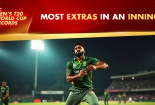 Khelraja.com - ICC T20 World Cup Records Most Extras in an Innings