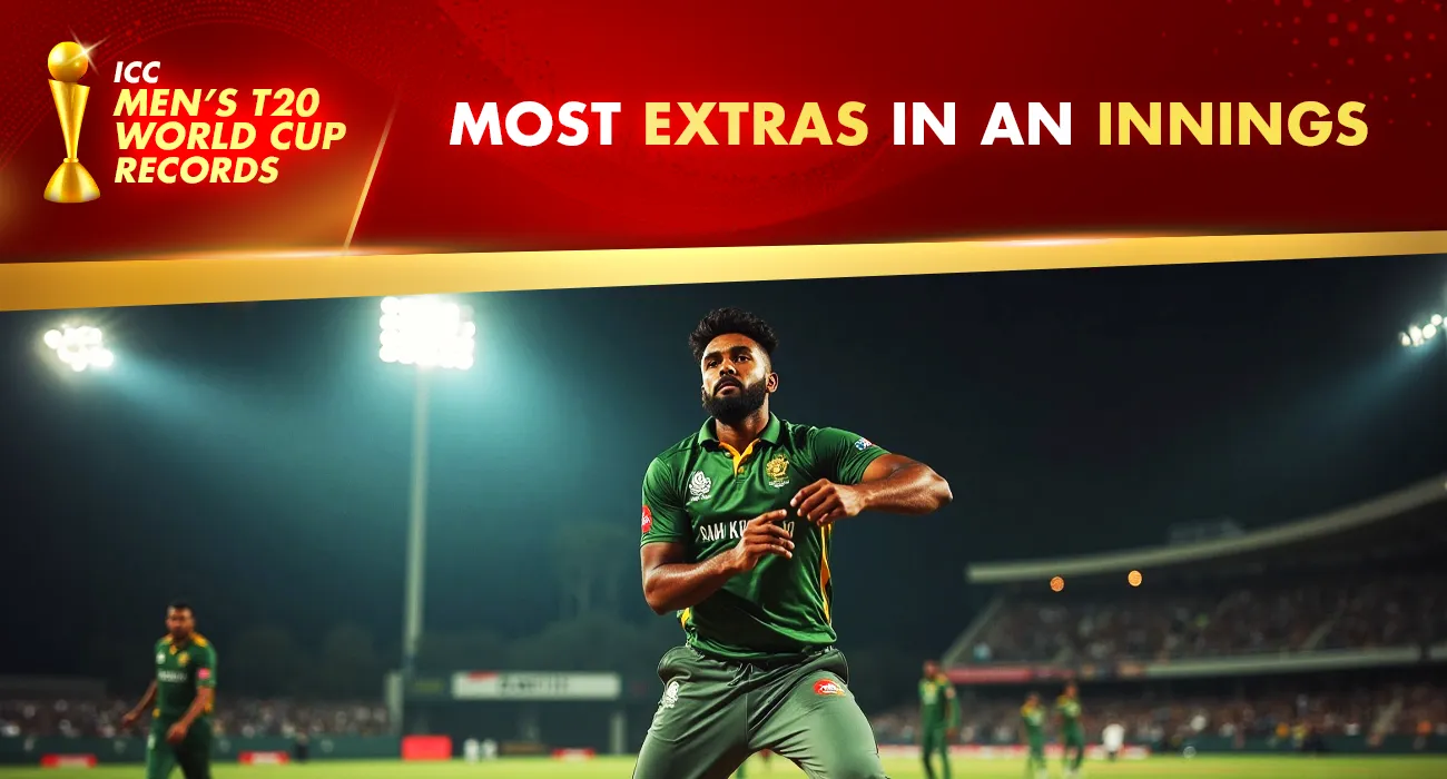 Khelraja.com - ICC T20 World Cup Records Most Extras in an Innings