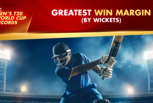 Khelraja.com - T20 World Cup Records - Greatest Win Margin (by wickets)