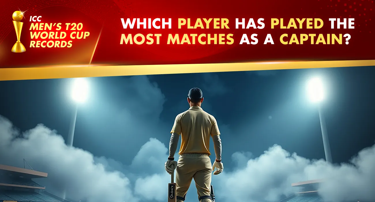 Khelraja.com - ICC Men's T20 World Cup Records Most Matches as a Captain