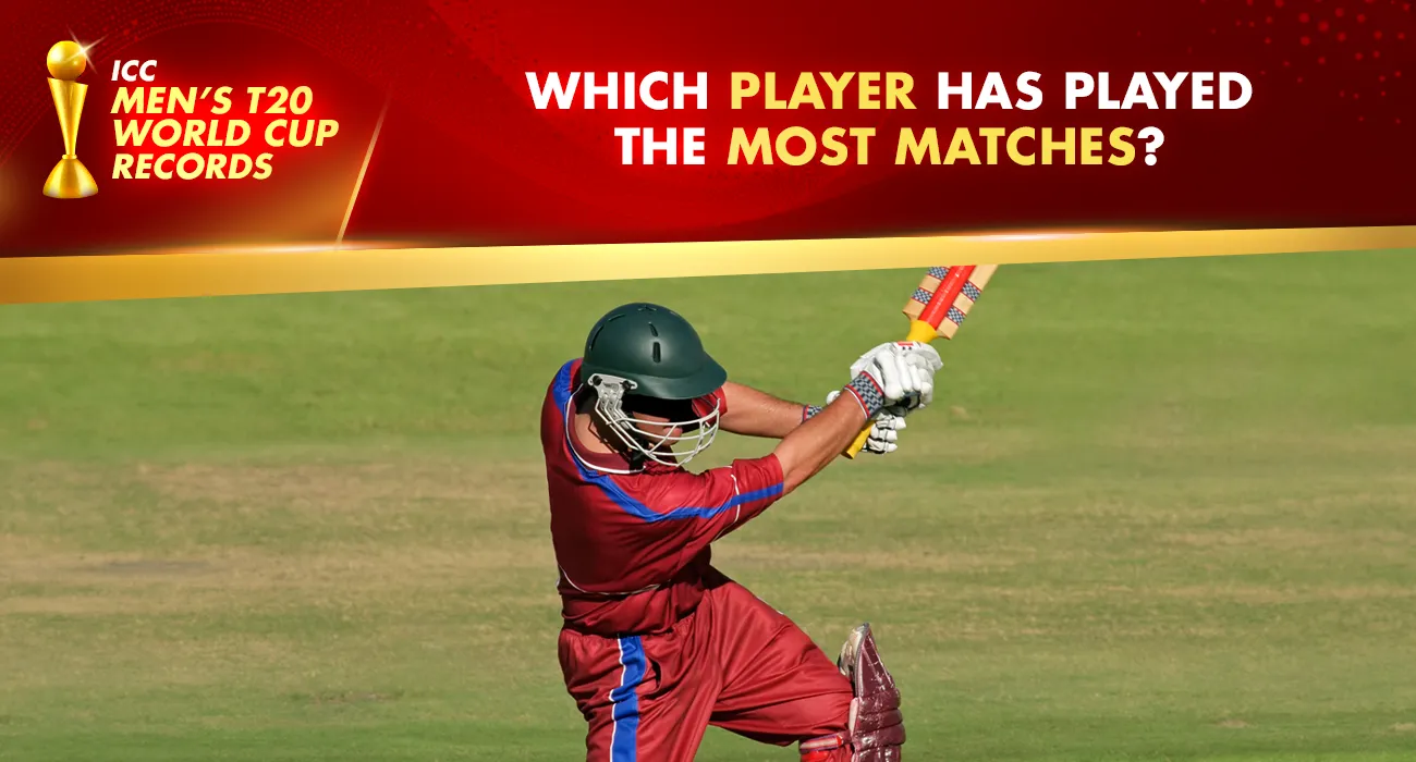 Khelraja.com - Men's T20 World Cup Records Most Matches