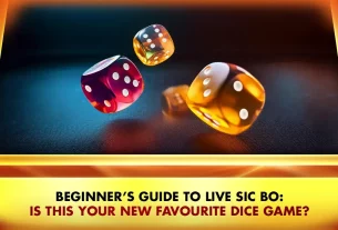 live casino sic bo guide - yellow and red dice rolling