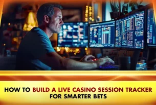 how to build live casino tracker, man in front of multiple monitors