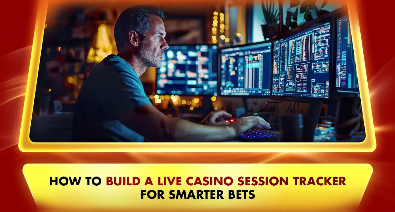 how to build live casino tracker, man in front of multiple monitors