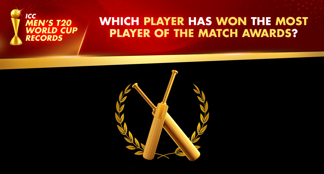 Khelraja.com - Men's T20 World Cup Records Most Player of the Match Awards