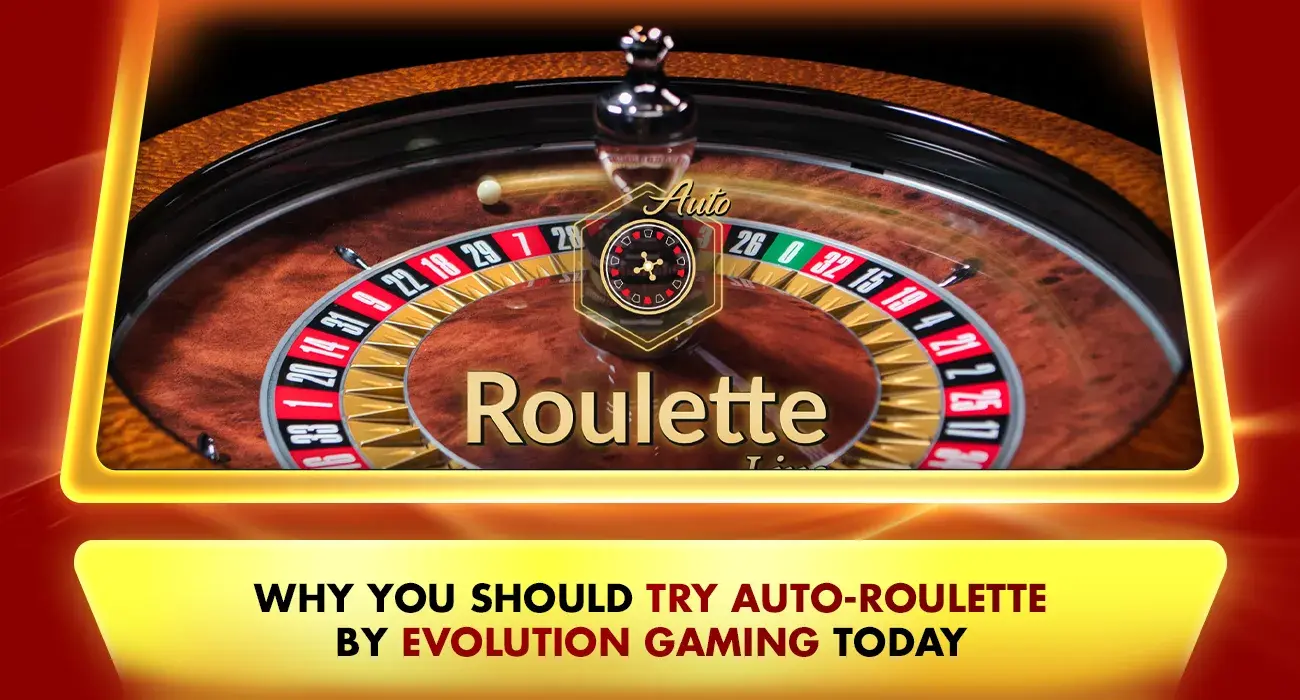 live casino auto roulette by evolution gaming, logo