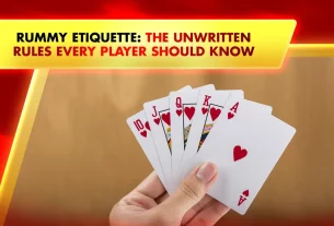 hand holding rummy playing cards