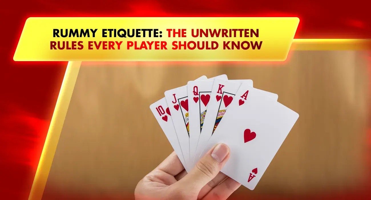 hand holding rummy playing cards