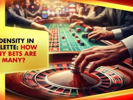 players hands on a roulette table measuring bet density