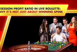 people in front of a roulette table
