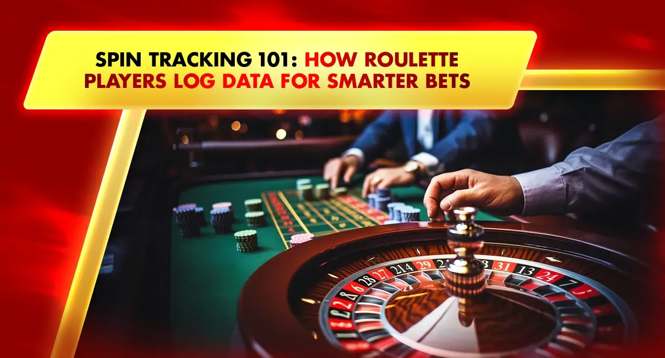 roulette table with chips stacked and bets placed