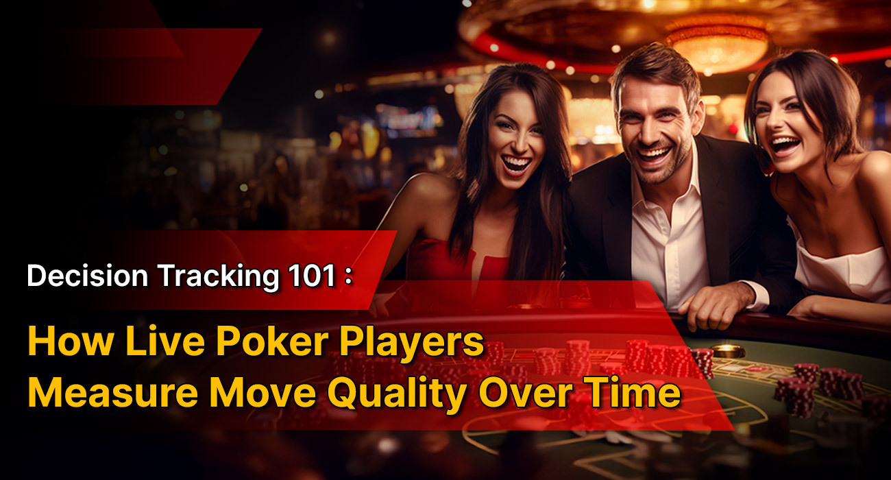 people gathered around a poker table with stacks of betting chips