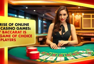 The Rise of Online Live Casino Games: Why Baccarat is the Game of Choice for Players