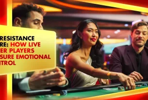 online poker players placing bets on a casino table