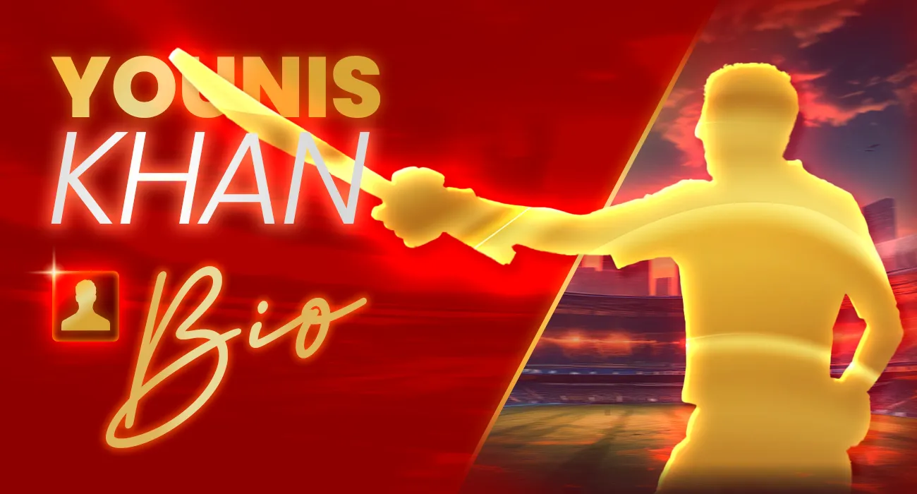 Younis Khan: Profile, Biography, Age, Records, Height, Achievements, Family, and Career Statistics